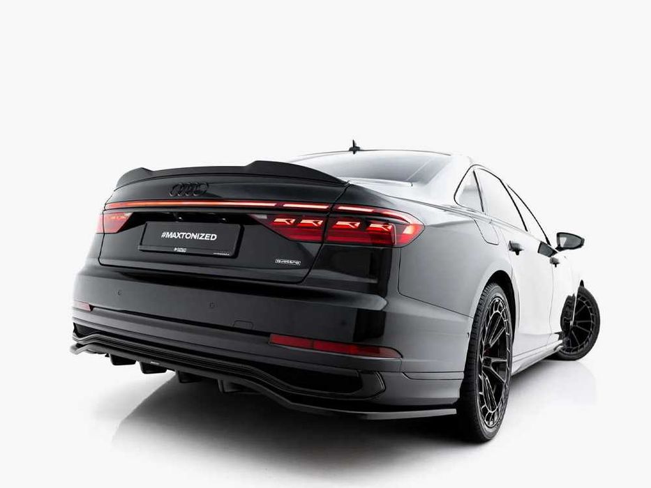 Тюнінг обвіс Audi S8 D5 рест \ A8 D5 S-line (2021+) губа сплиттер пороги диффузор спойлер