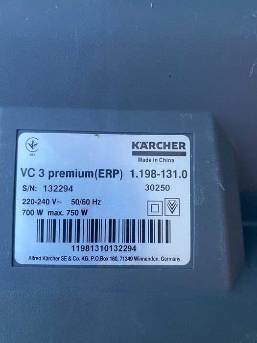 пилосос KARCHER VC 3
