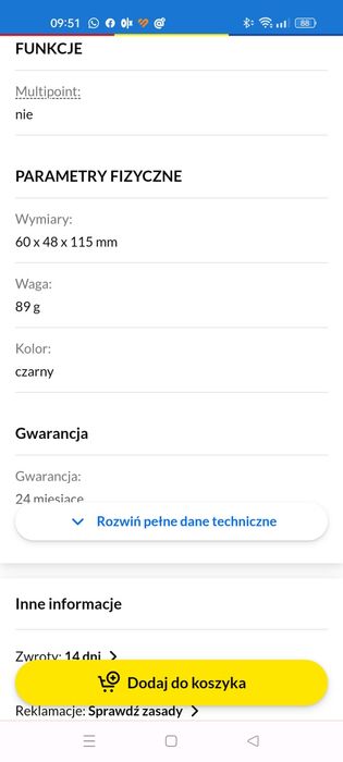 Zestaw głośnomówiący Bluetooth,głośnik do auta