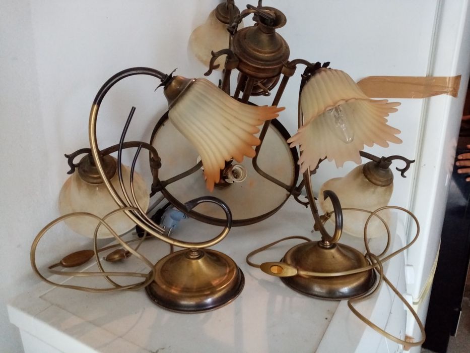 1 Candeeiro Sala + 3 Quarto