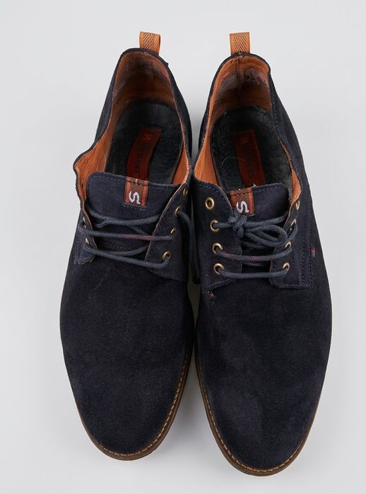 Sapatos / Mocassins em Camurça Azul-Marinho (Tamanho  45)