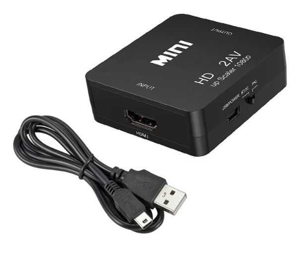 Przejściówka Adapter Konwerter HDMI - RCA AV