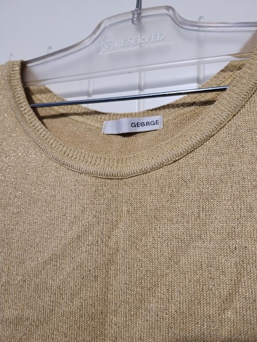 George bluzka kamizelka bezrękawnik złota M-L