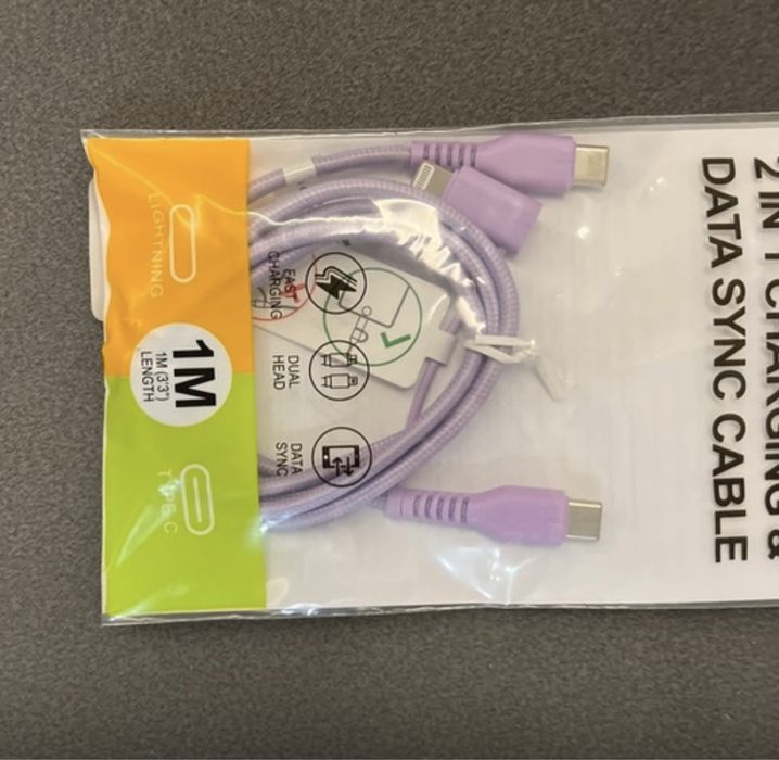 Kabel Typ C lightning