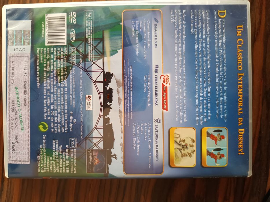 DVD Disney dumbo