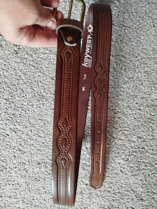 Чоловічий ремінь 1,25см