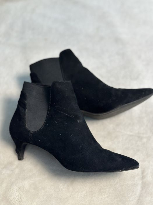 Botki sztyblety kozaki rozmiar 39 zamszowe