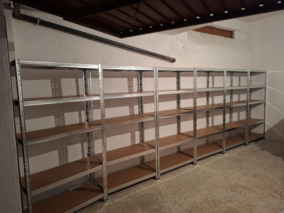 Estante metálica 180x90x40cm 875kg (Novo • Na Caixa)