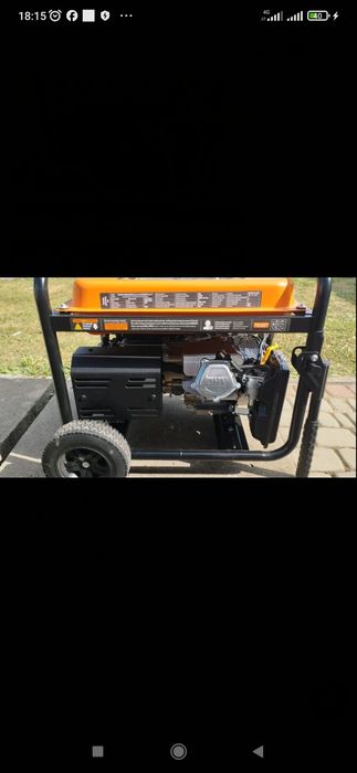 Бензиновий генератор Turbo 7000E Новий