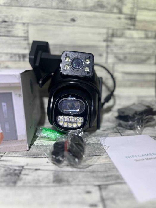 Распродажа! 8мр IcSee ​​Уличная WiFi Камера Видеонаблюдения Поворотная