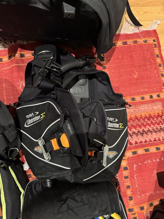 Conjunto de mergulho - tusa / scuba pro