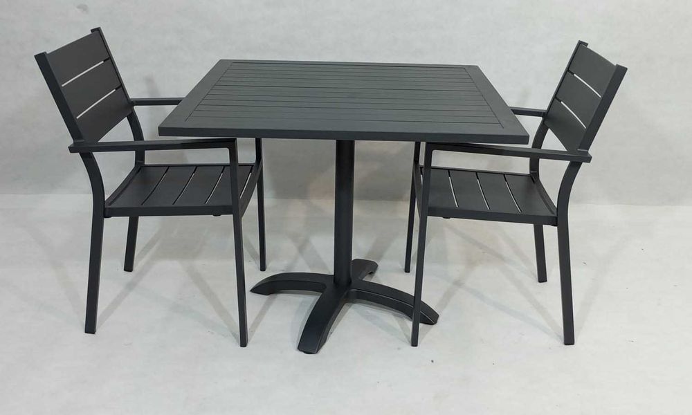 Eldar zestaw meble ogrodowe Lobelia czarne