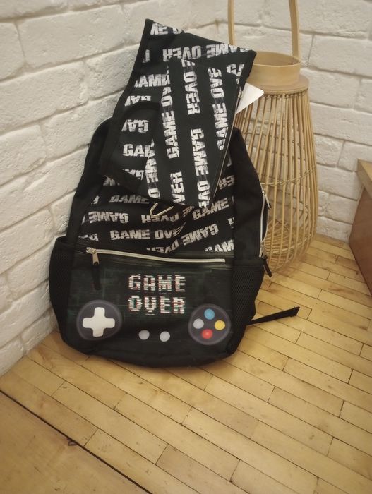 Plecak młodzieżowy game over