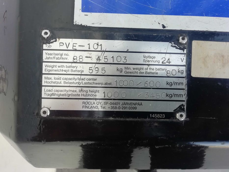 Stacker Elétrico + Carregador - 2.4m e 1.5t