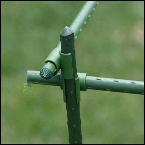 Łączniki do tyczek ogrodowych 11mm - komplet 6 sztuk NOWE