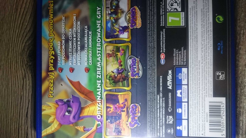 Spyro trilogy trylogia TRZY GRY ps4 playstation 4 minecraft lego gta