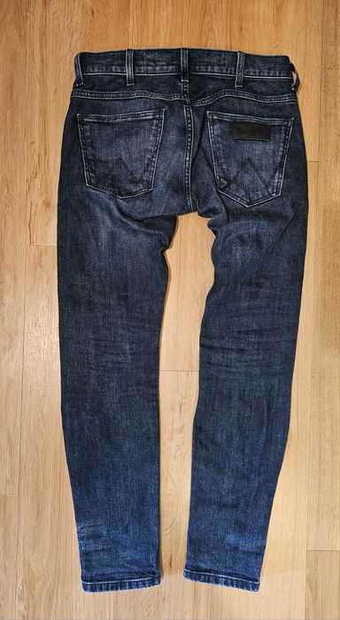 Spodnie jeans Wrangler Bryson skinny fit slim rurki W28 L32