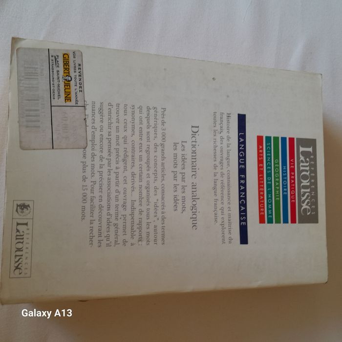 Analogiczny słownik języka francuskiego, dictionnaire analogique