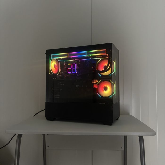 Komputer Gamingowy I7 12700KF/32GB/RTX3080/1TB m.2/Akwarium/ARGB/Wysyłka/Drewniane Akcenty/AIO 360/Ekran