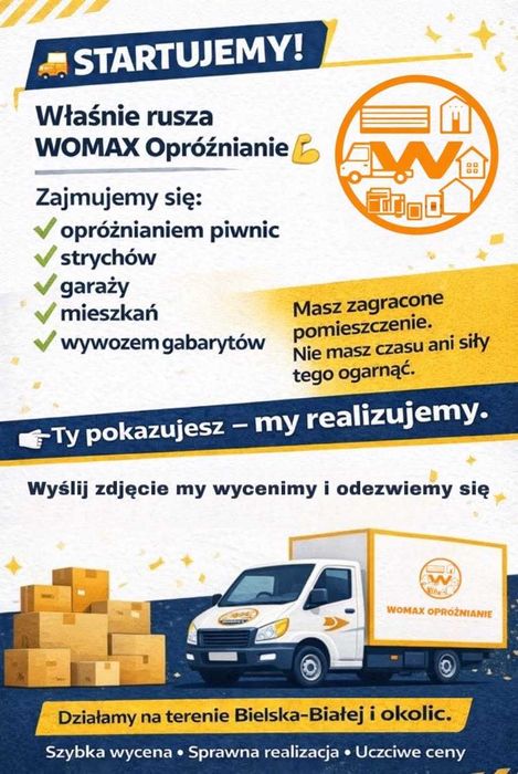 Opróżnianie posesji,strychów/piwnic,garaży/komórek,mieszkań i domów