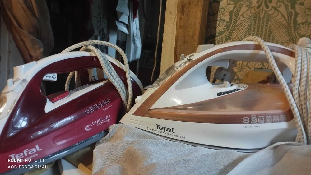 Утюг б/у Тефал 2 шт.Tefal turboPro, Tefal Durilium