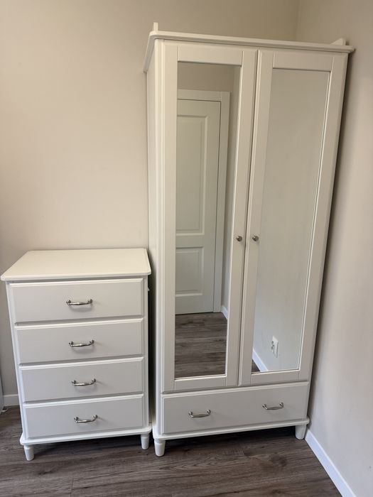 Szafa z lustrem i komoda TYSSEDAL Ikea