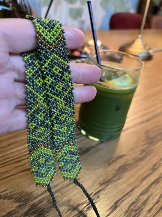 Чокери із бісеру в стилі Лесі Українки