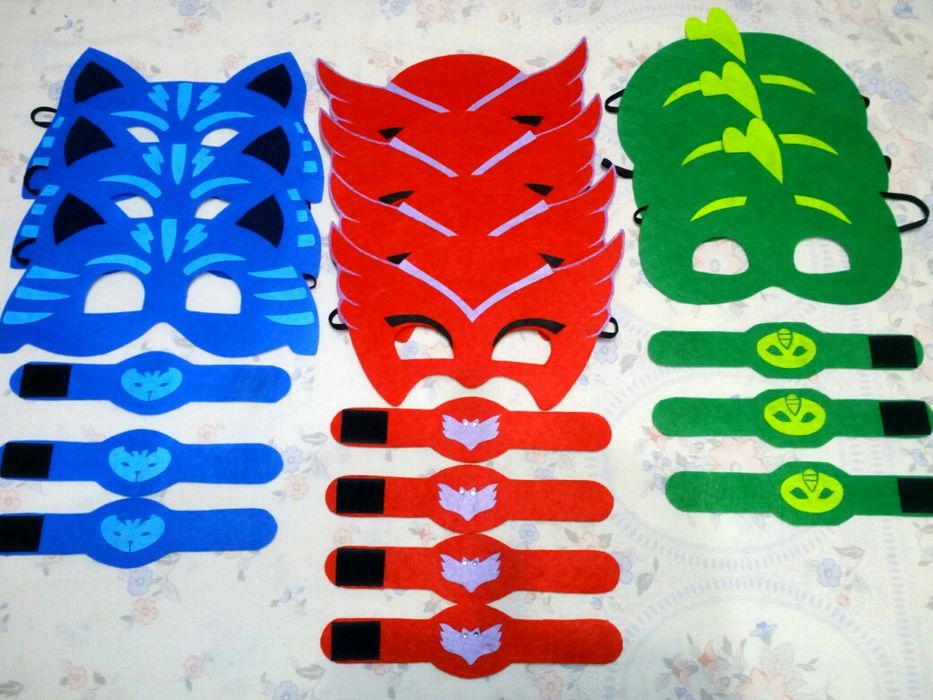 Маска їжачок зайчик вовк ведмідь мишка лелека горобець ворона Кетбой