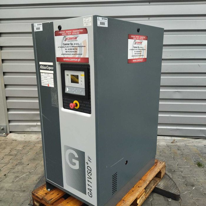 Sprężarka śrubowa,kompresor Atlas Copco GA11VSDFF PLUS,11KW,S016944