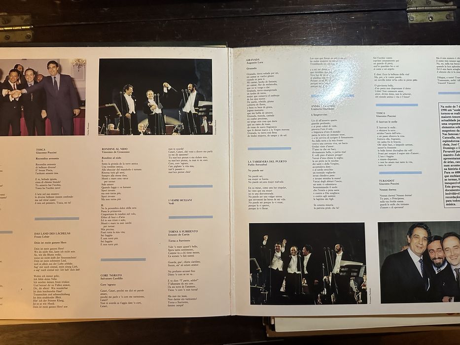 LP Duplo Carreras Domingo Pavarotti In Concert – Decca Original