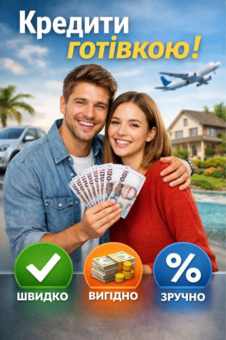 Кредити готівкою — швидко та без зайвих питань!