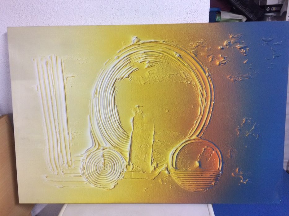Hand-painted painting