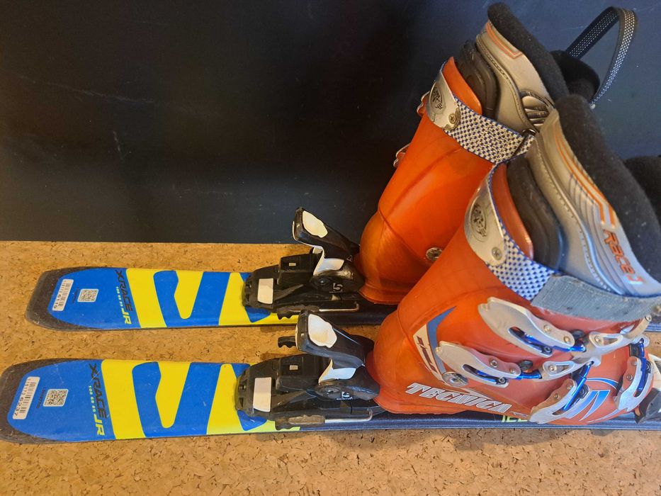 komplet narty Salomon X Race JR 120 cm + buty Tecnica 37 -38