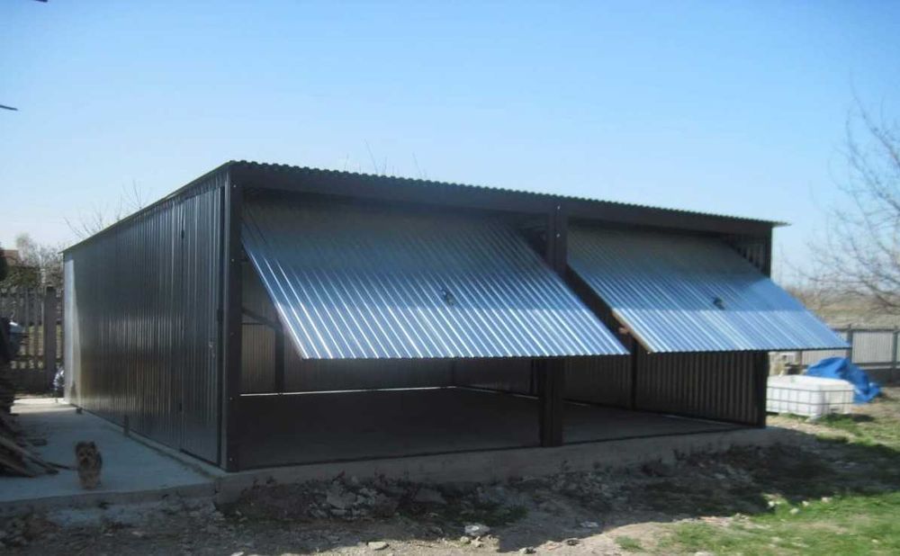 Garaż blaszak 6x8 PRODUCENT RÓŻNE Garaż blaszany Magazyn 6x10 8x8 5x7 6x6 7x7 6x9 7x9 5x10 Duży garaż blaszak na wymiar zamówienie Wiata hala Garaż