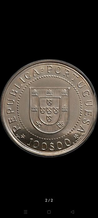 Moeda 100 Escudos 350 Anos da Restauração da Independência