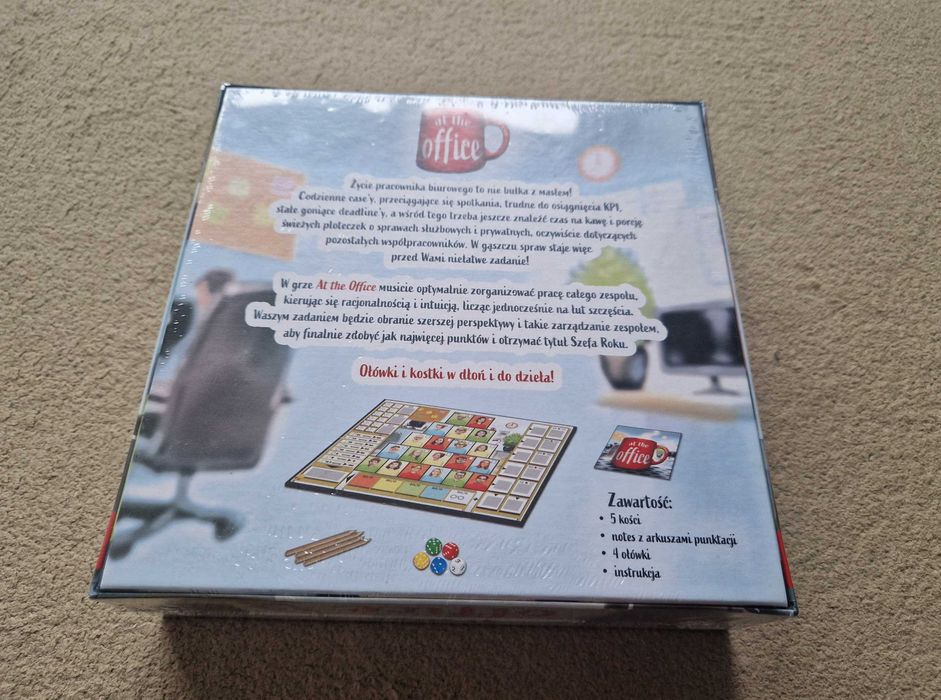 Gra At the office Reiner Knizia folia