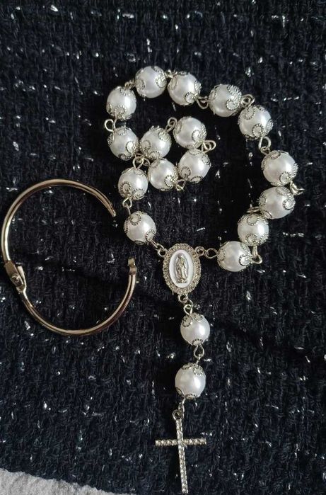 Rozaniec wisiorek z zawieszka do auta glamour