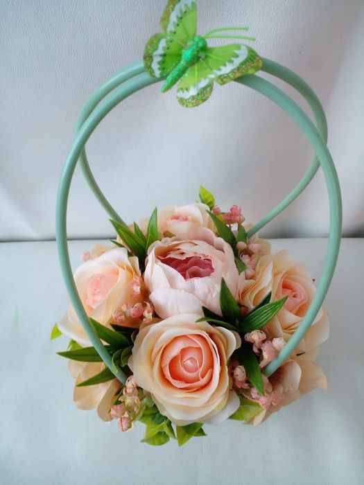 Kompozycja kwiatowa w torebce