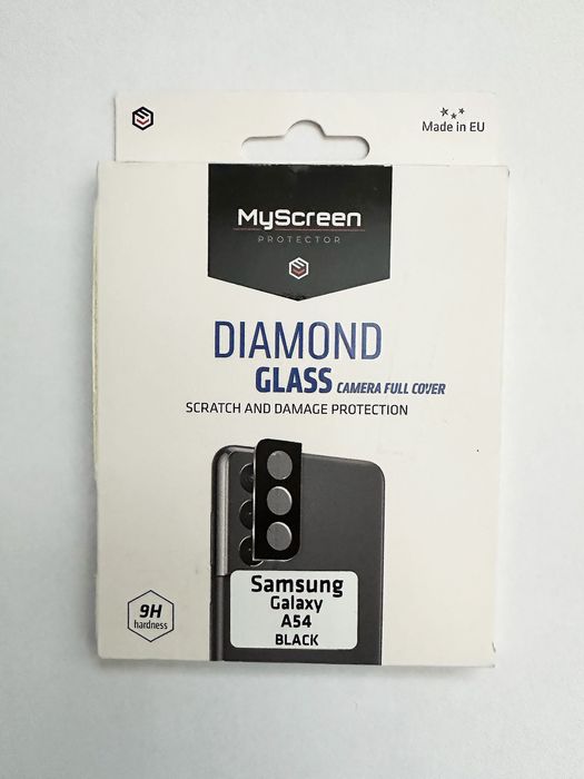 Szkło Diamond Glass na aparat Samsung Galaxy A54 - czarne