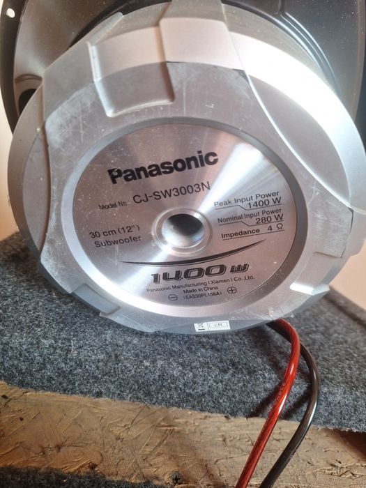 Subwoofer 1400w 4ohm Panasonic