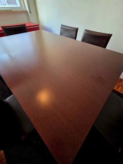 Mesa extensível com 6 cadeiras | Bom estado