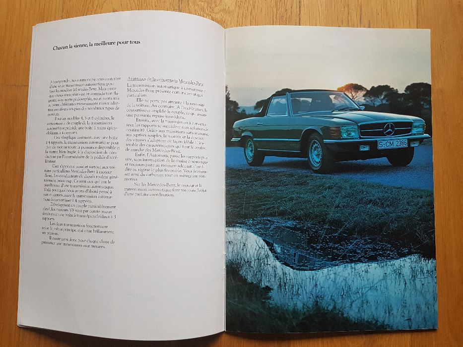 MERCEDES automatic, język francuski rok 1978