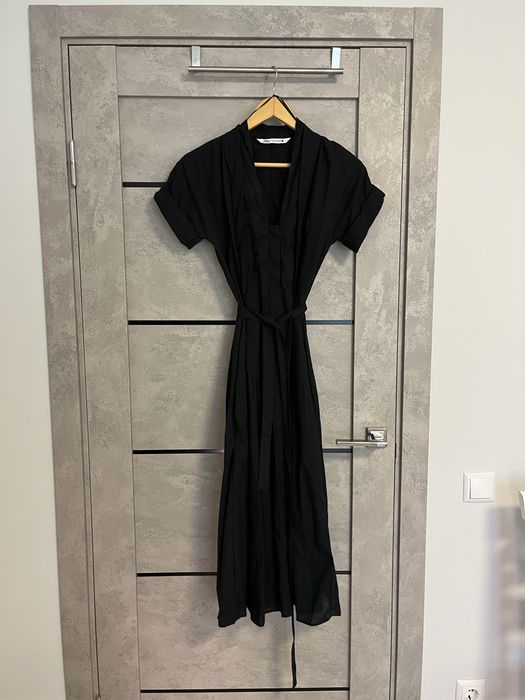 чорна бавовняна сукня Zara (М, Марокко)