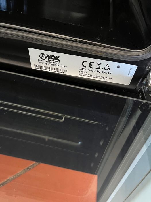 Fogão elétrico Vox EHB5010WG — COMO NOVO