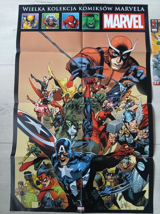 4 x komiks Spider-Man, Spawn + duży plakat Marvel