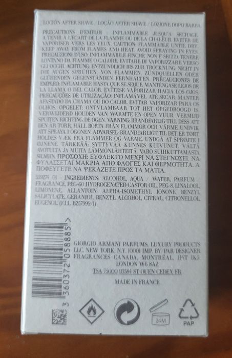 Aqua di Gio Armani
