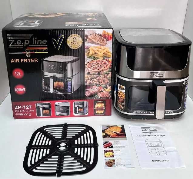 Аэро-фритюрница безмасляная(аэрогриль) Zepline ZP-127 на 12 л 4000 Вт