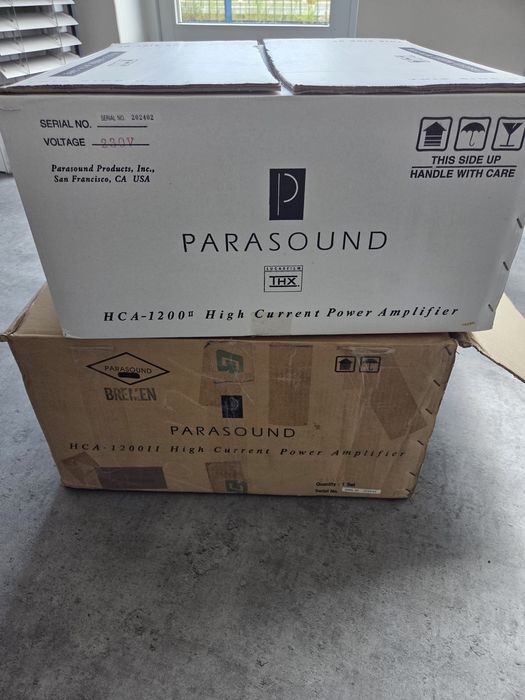 Parasound HCA-1200II wzmacniacz dual mono końcówka mocy kartony idealny