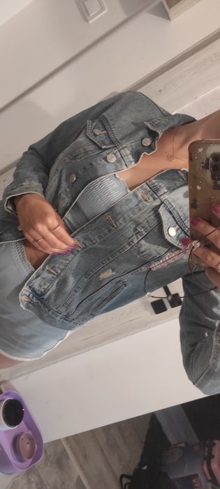 Kurtka jeans jeansowa Tally Weijl Denim Collection XS 34 S 36
