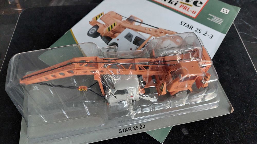 Star 25 Ż3 Żuraw dźwig Kultowe Ciężarówki PRL 1:43